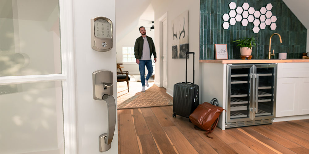 how do smart locks help when you go on vacation?