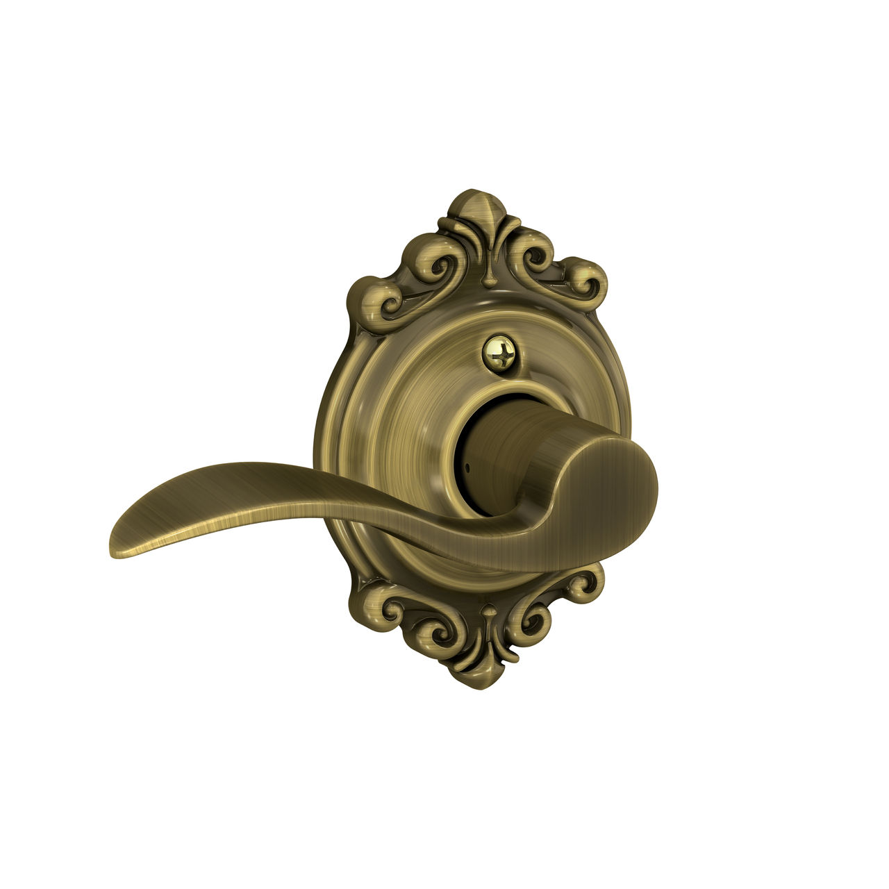 Accent Lever Non-Turning Lock