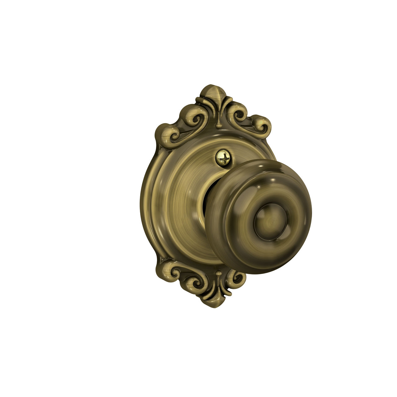 Georgian Knob Non-Turning Lock