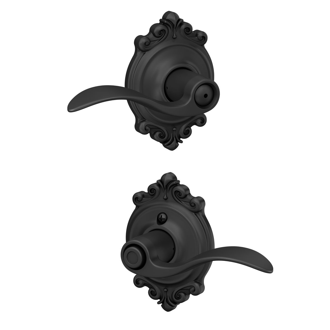 Accent Lever Bed & Bath Lock