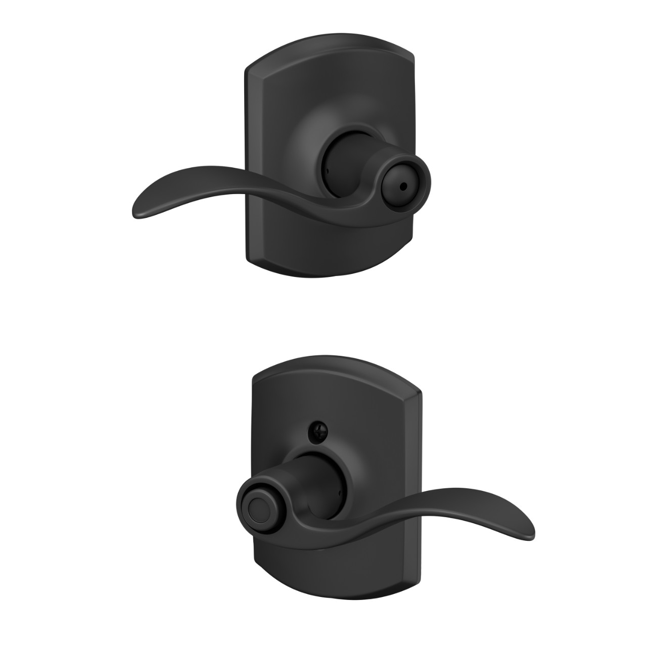 Accent Lever Bed & Bath Lock