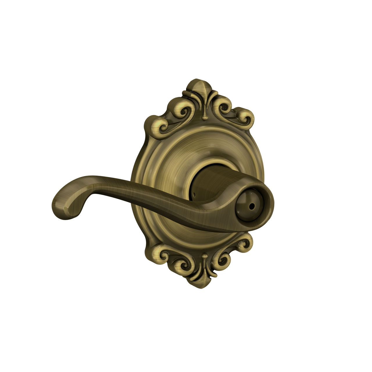 Flair Lever Bed & Bath Lock