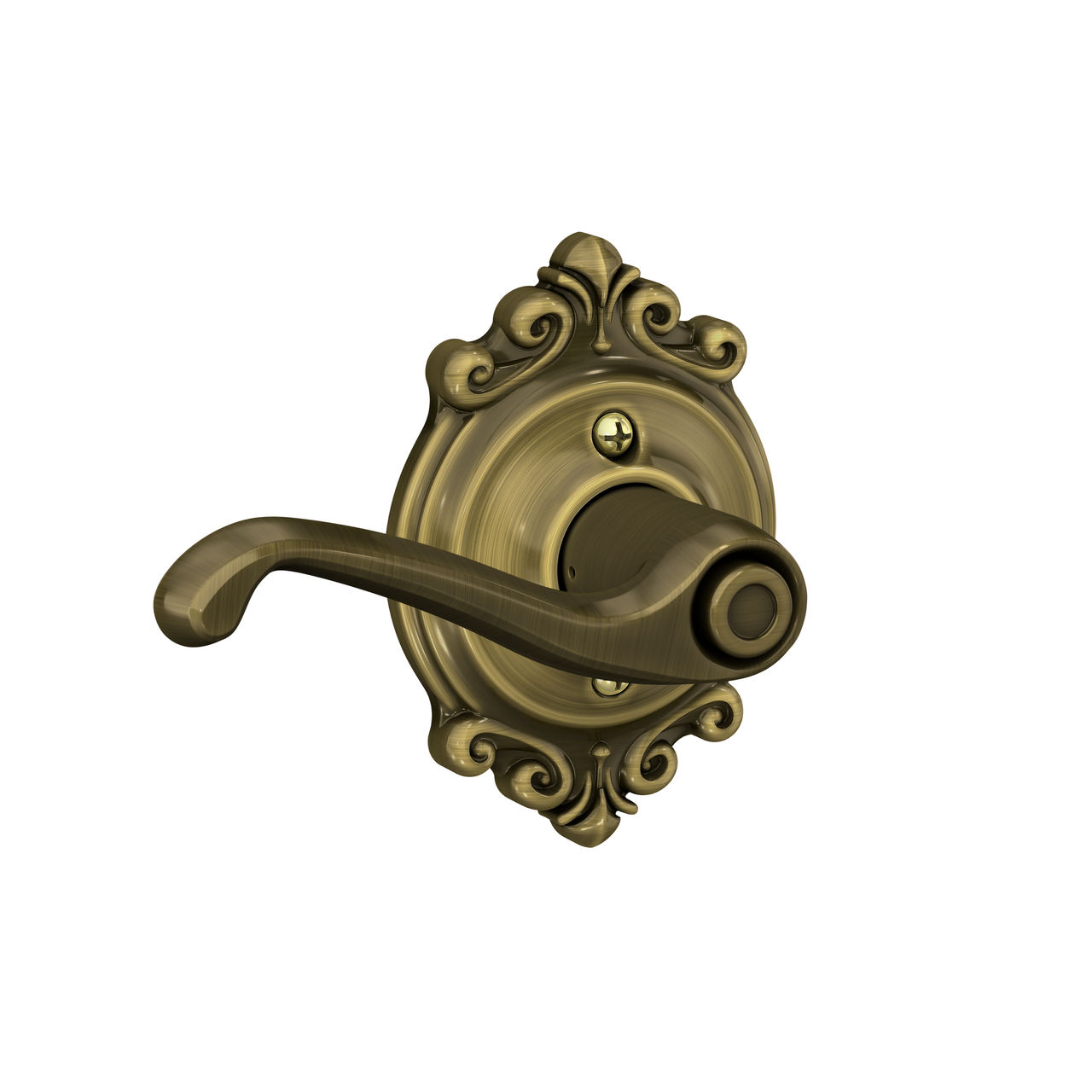 Flair Lever Bed & Bath Lock