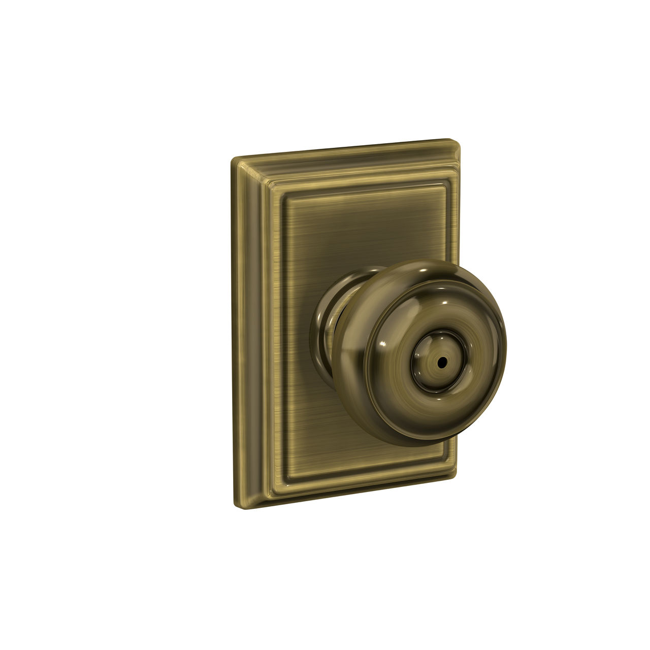 Georgian Knob Bed & Bath Lock