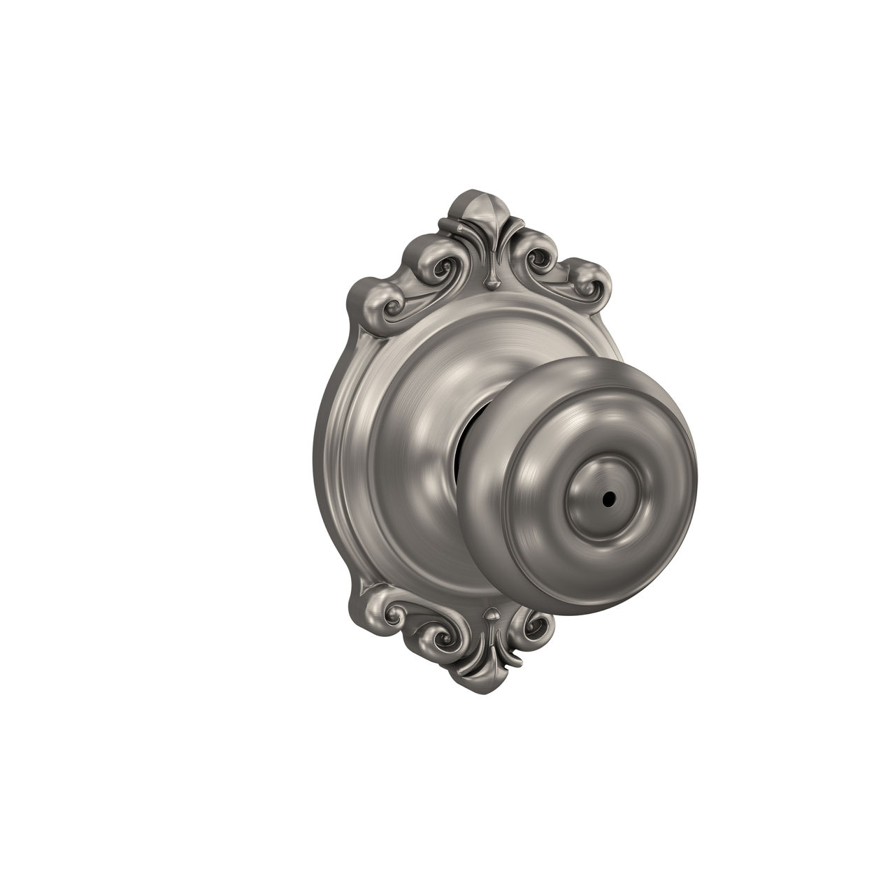 Georgian Knob Bed & Bath Lock