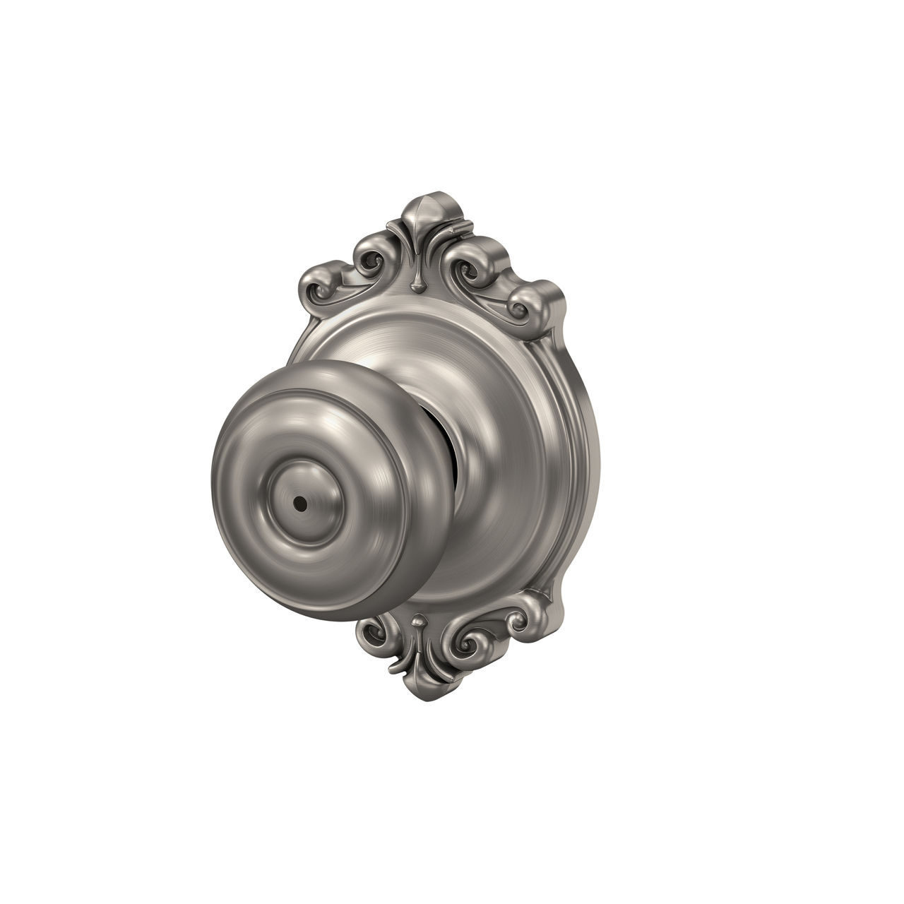 Georgian Knob Bed & Bath Lock