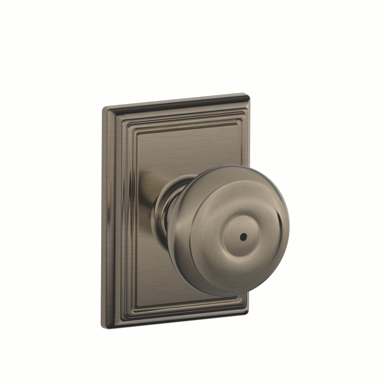 Georgian Knob Bed & Bath Lock
