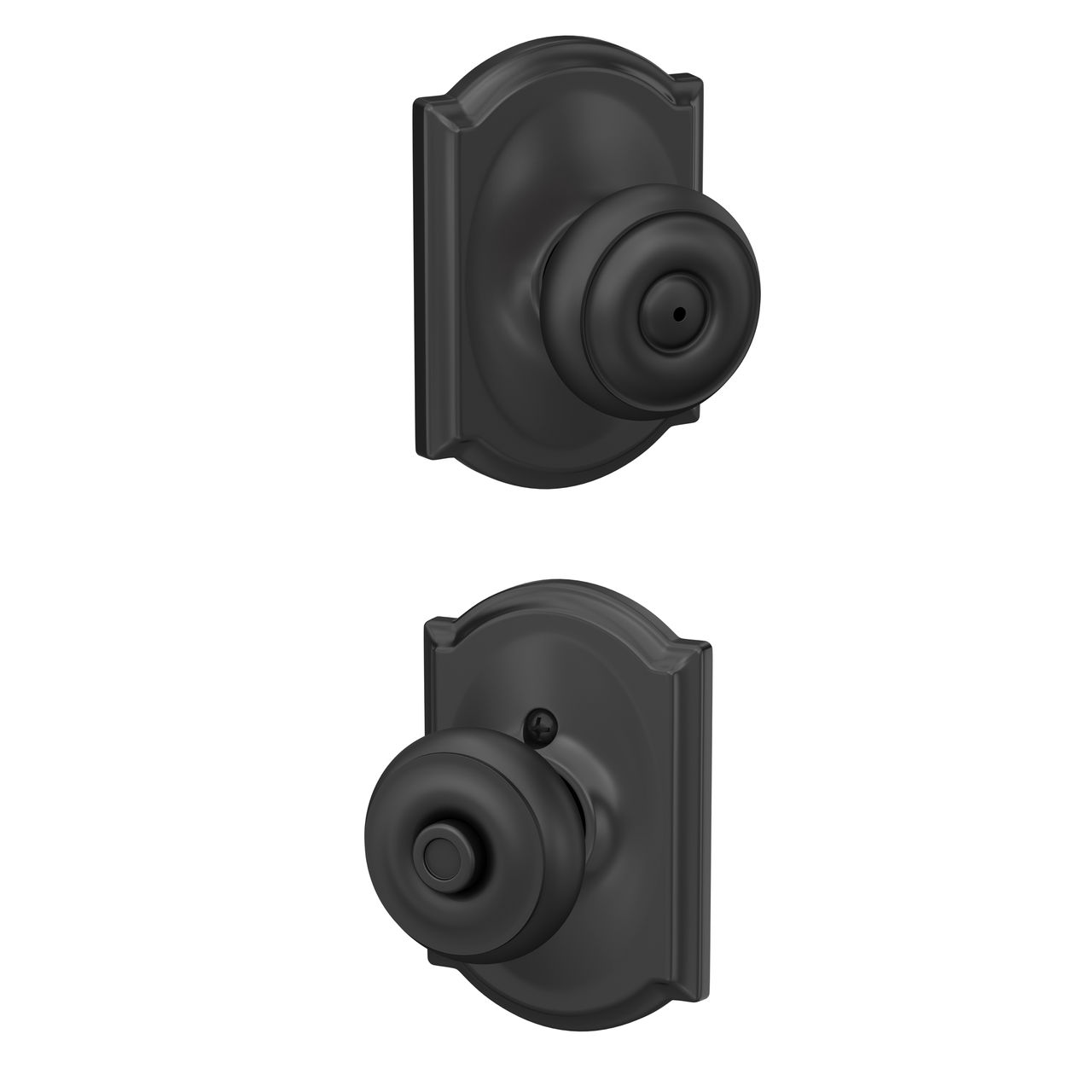 Georgian Knob Bed & Bath Lock
