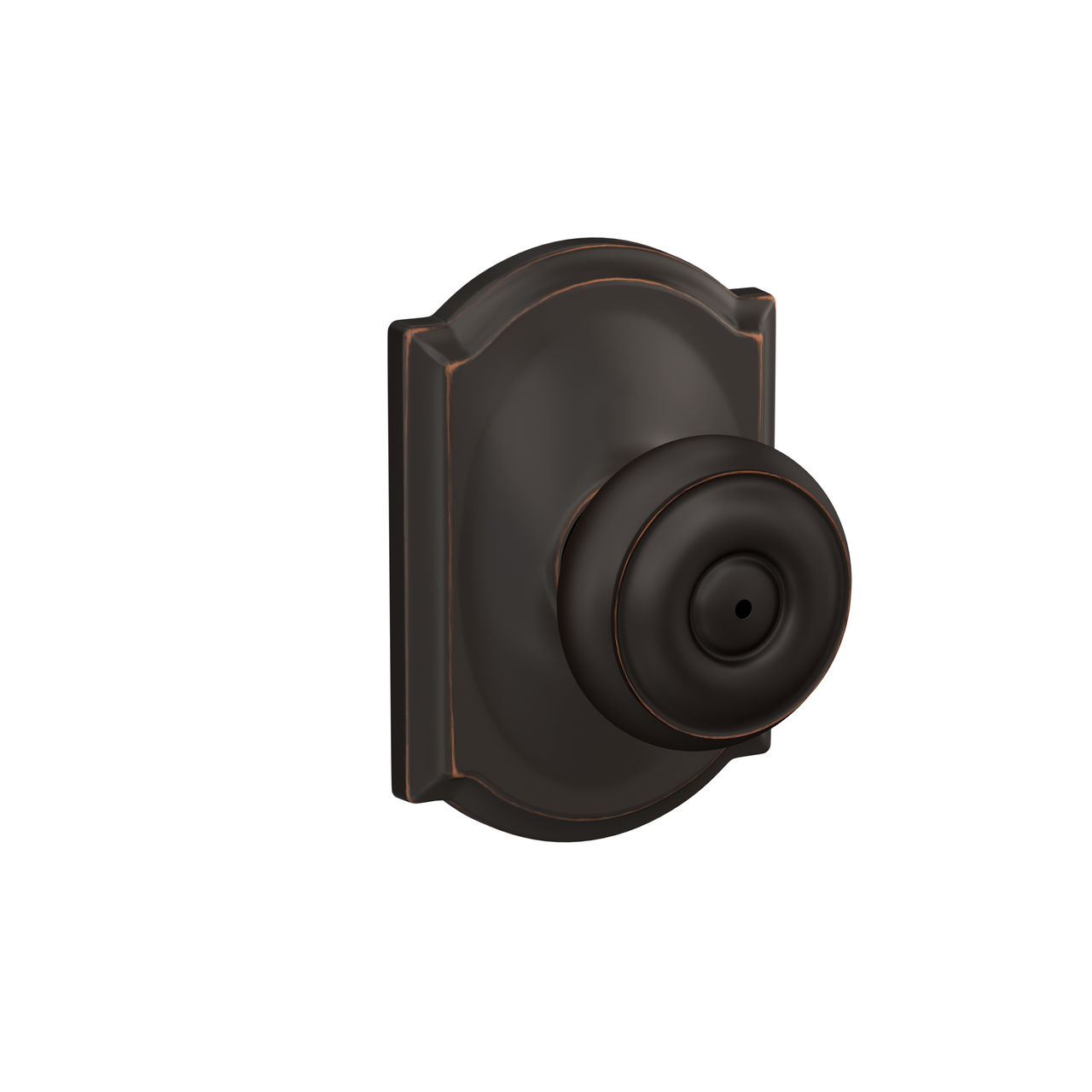 Georgian Knob Bed & Bath Lock