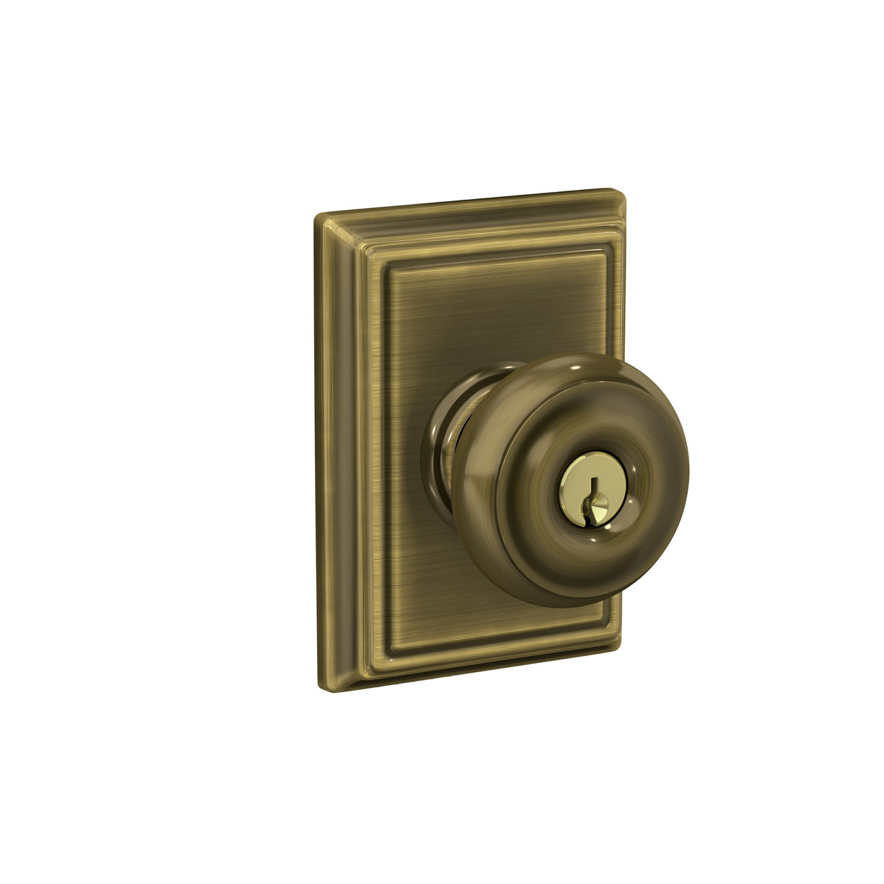 Georgian Knob Keyed Entry Lock