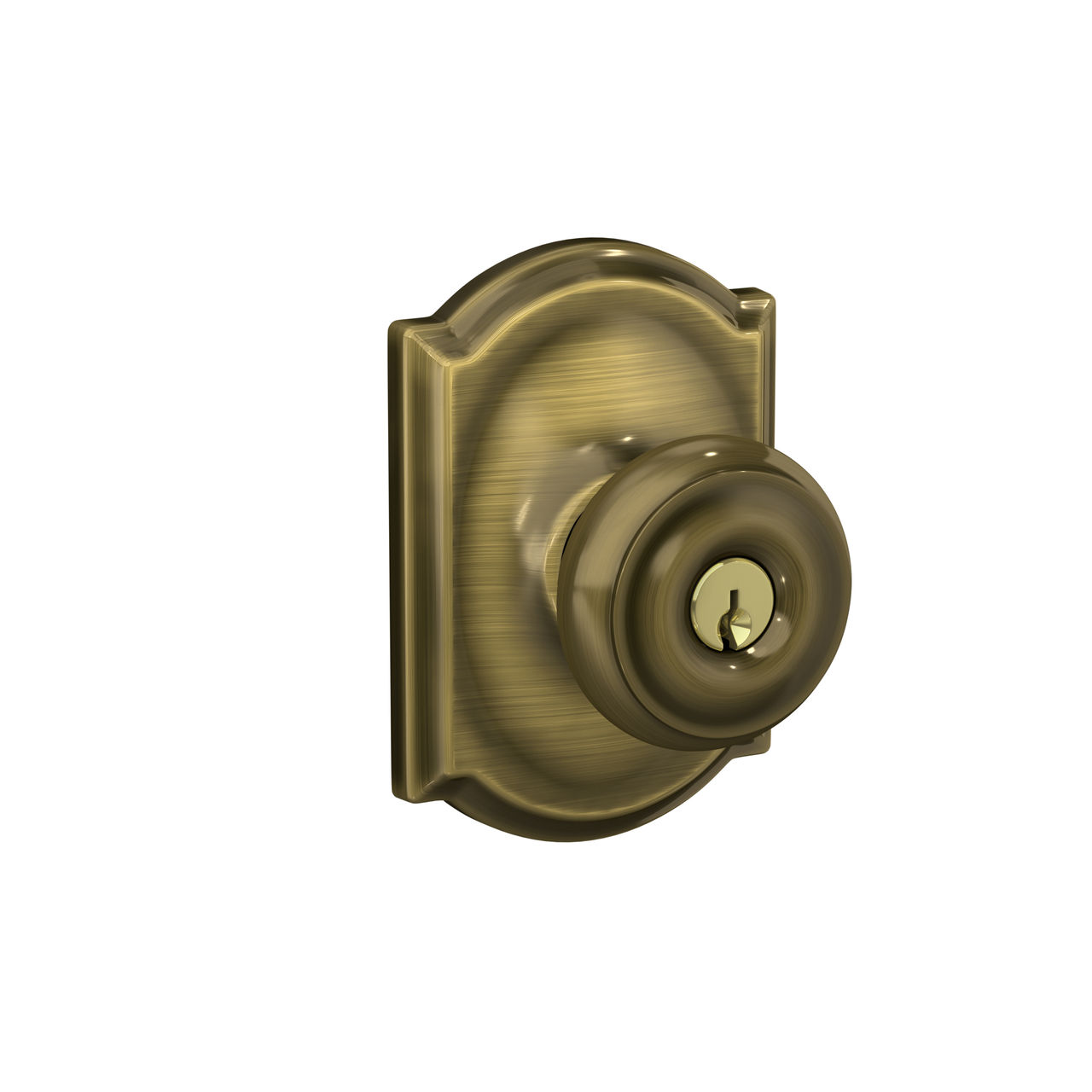 Georgian Knob Keyed Entry Lock