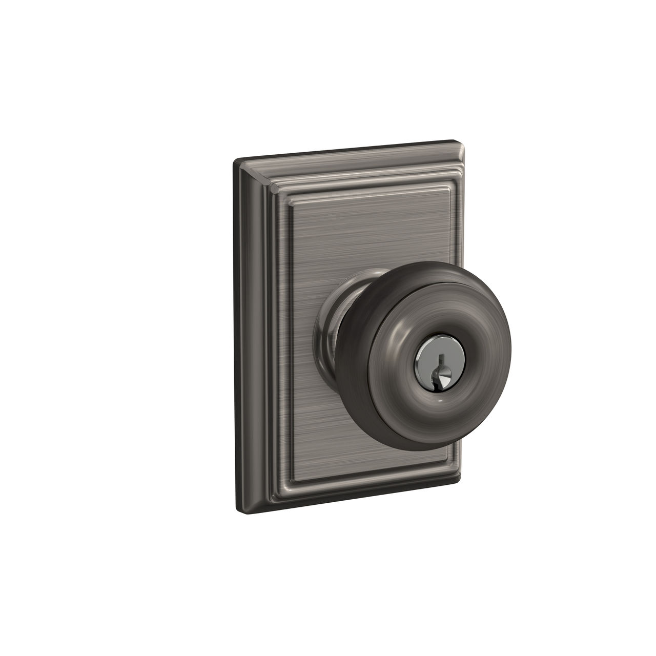 Georgian Knob Keyed Entry Lock
