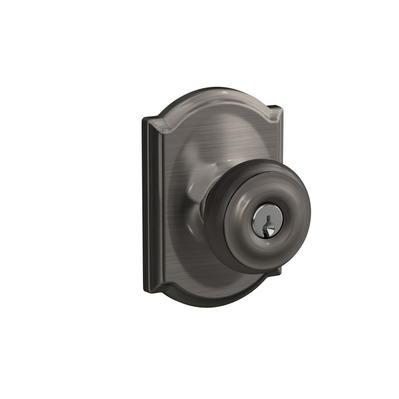 Georgian Knob Keyed Entry Lock