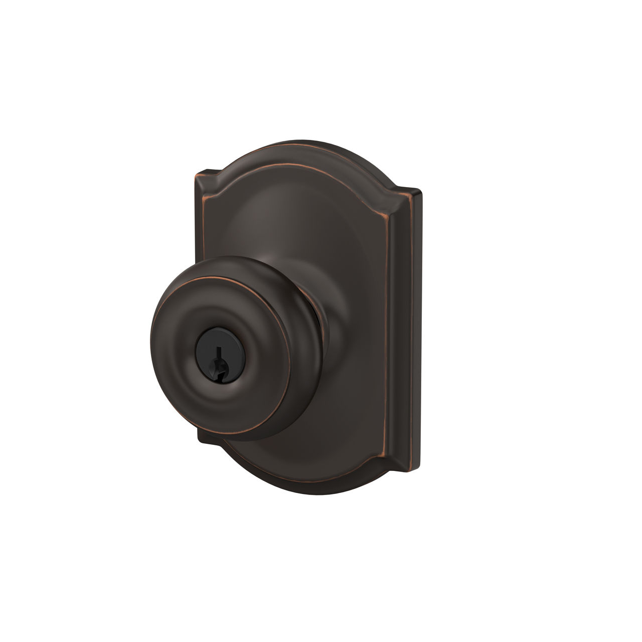 Georgian Knob Keyed Entry Lock