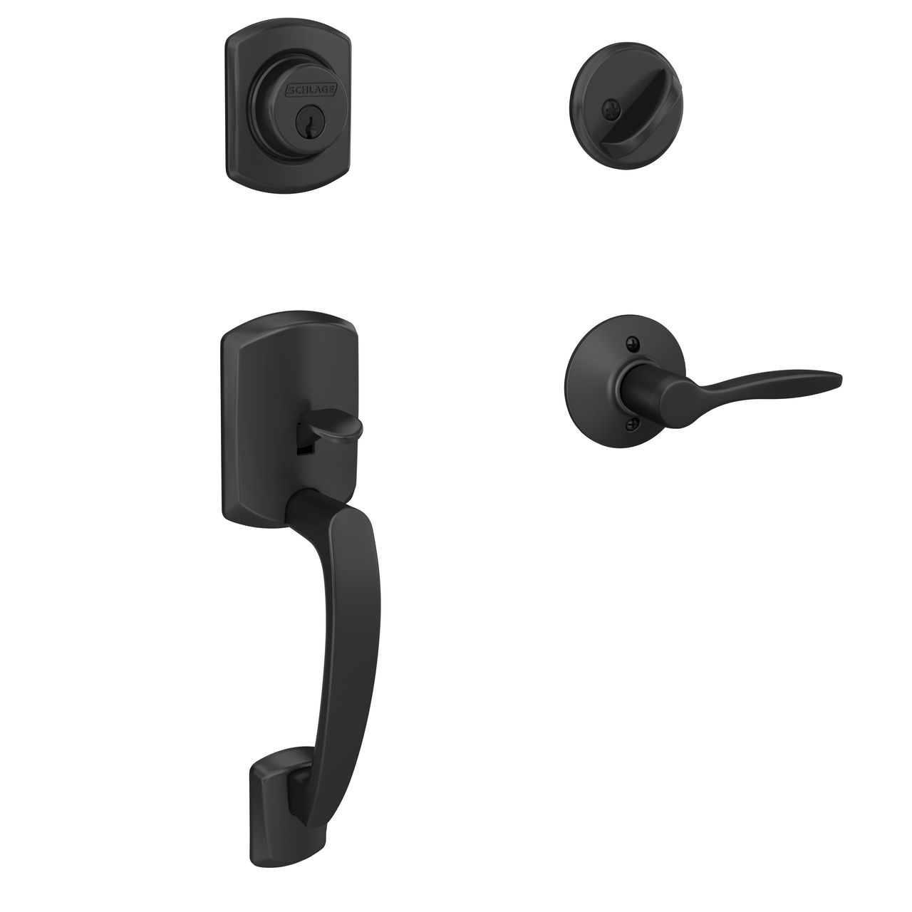 Single Cylinder Handleset and Delfayo Lever
