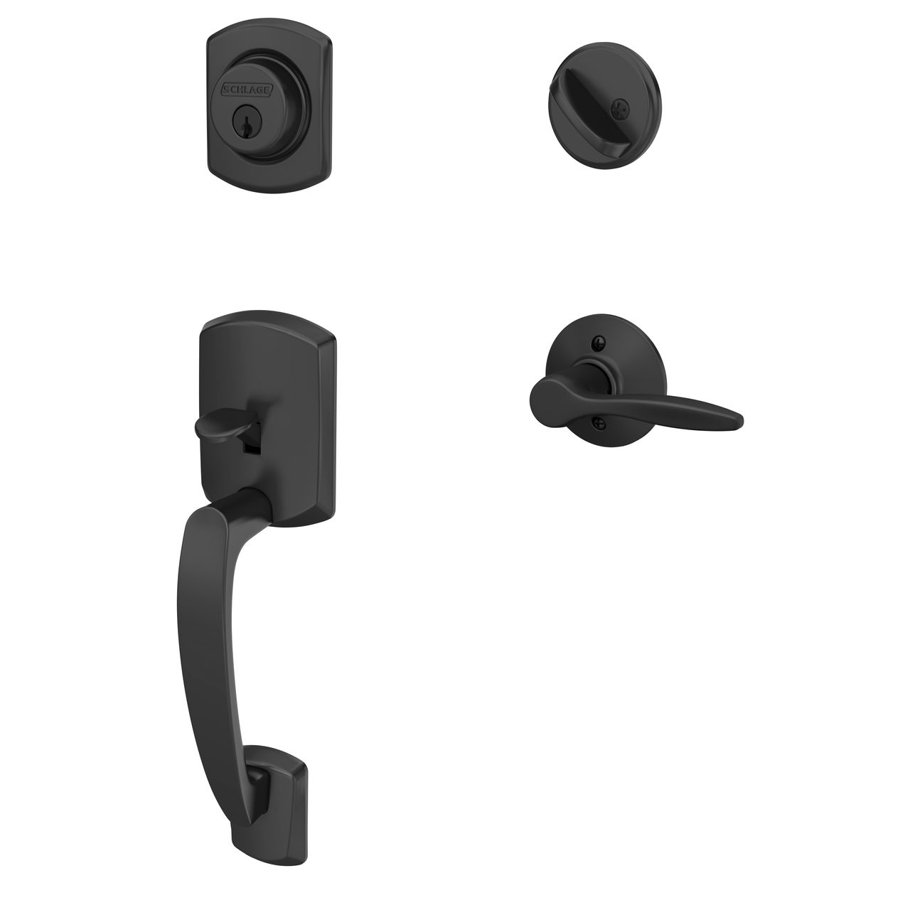 Single Cylinder Handleset and Delfayo Lever
