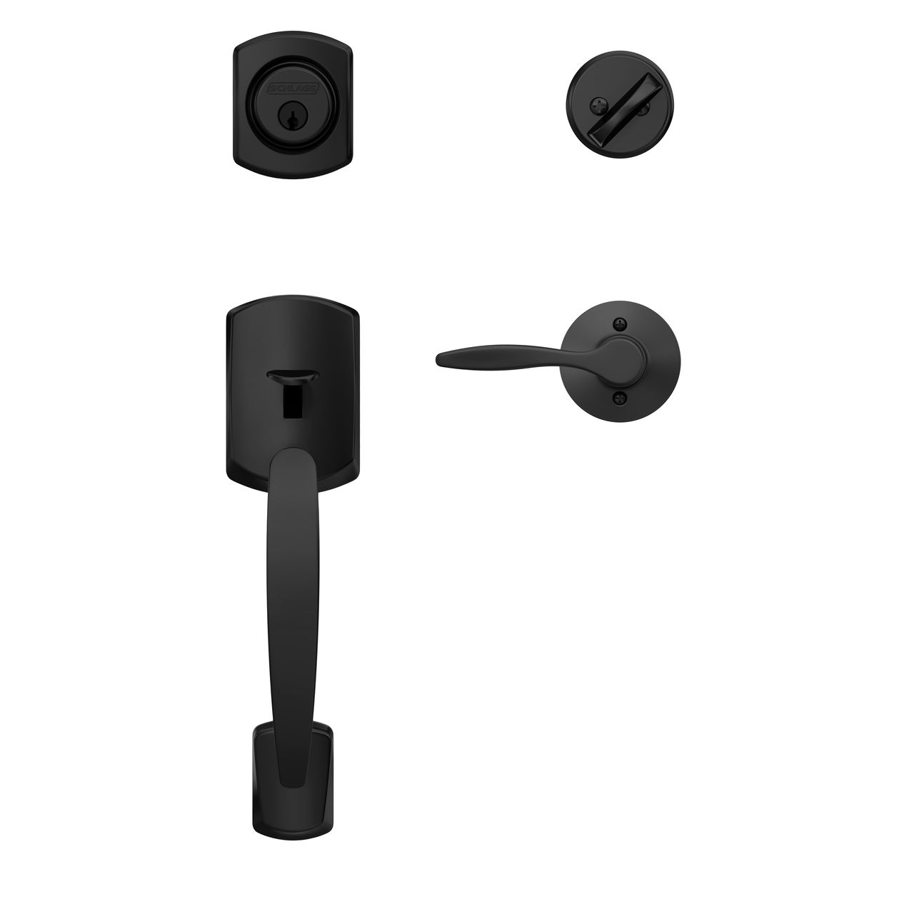Single Cylinder Handleset and Delfayo Lever