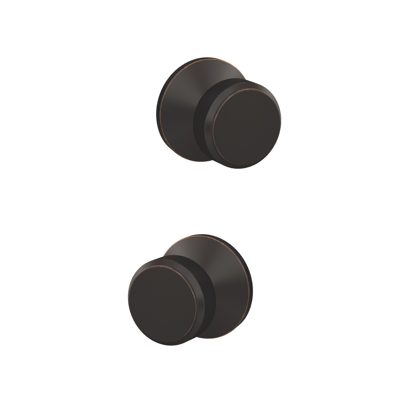 Custom Bowery Knob Combined Interior Hall-Closet and Bed-Bath Lock