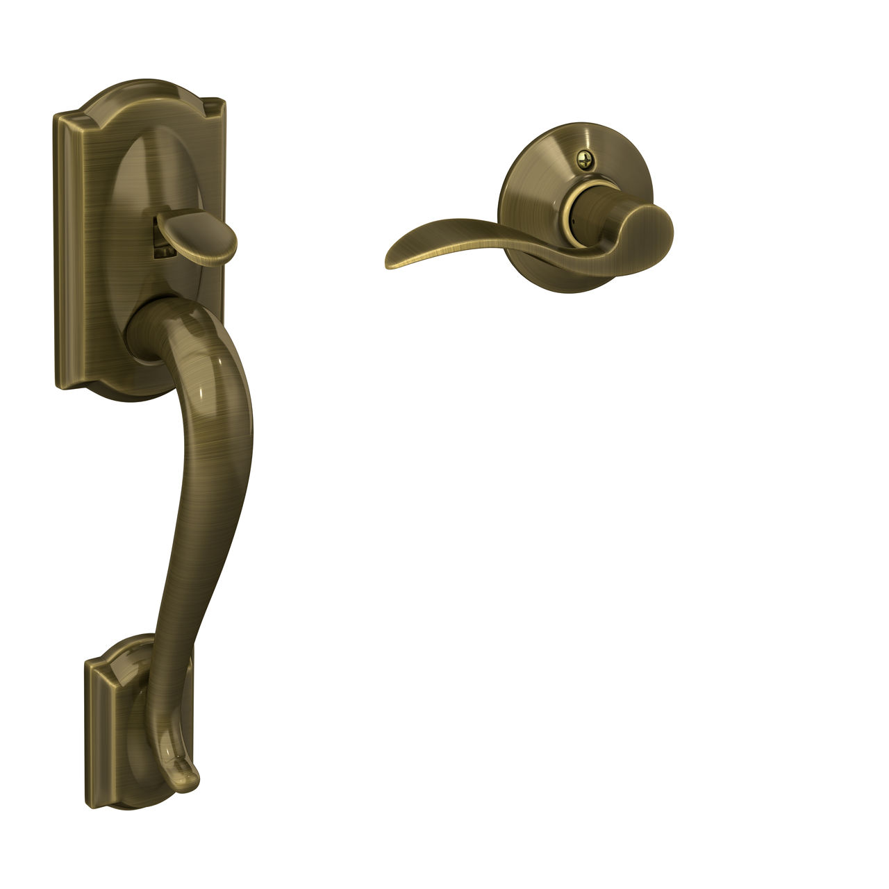 Front Entry Handle and Accent Lever