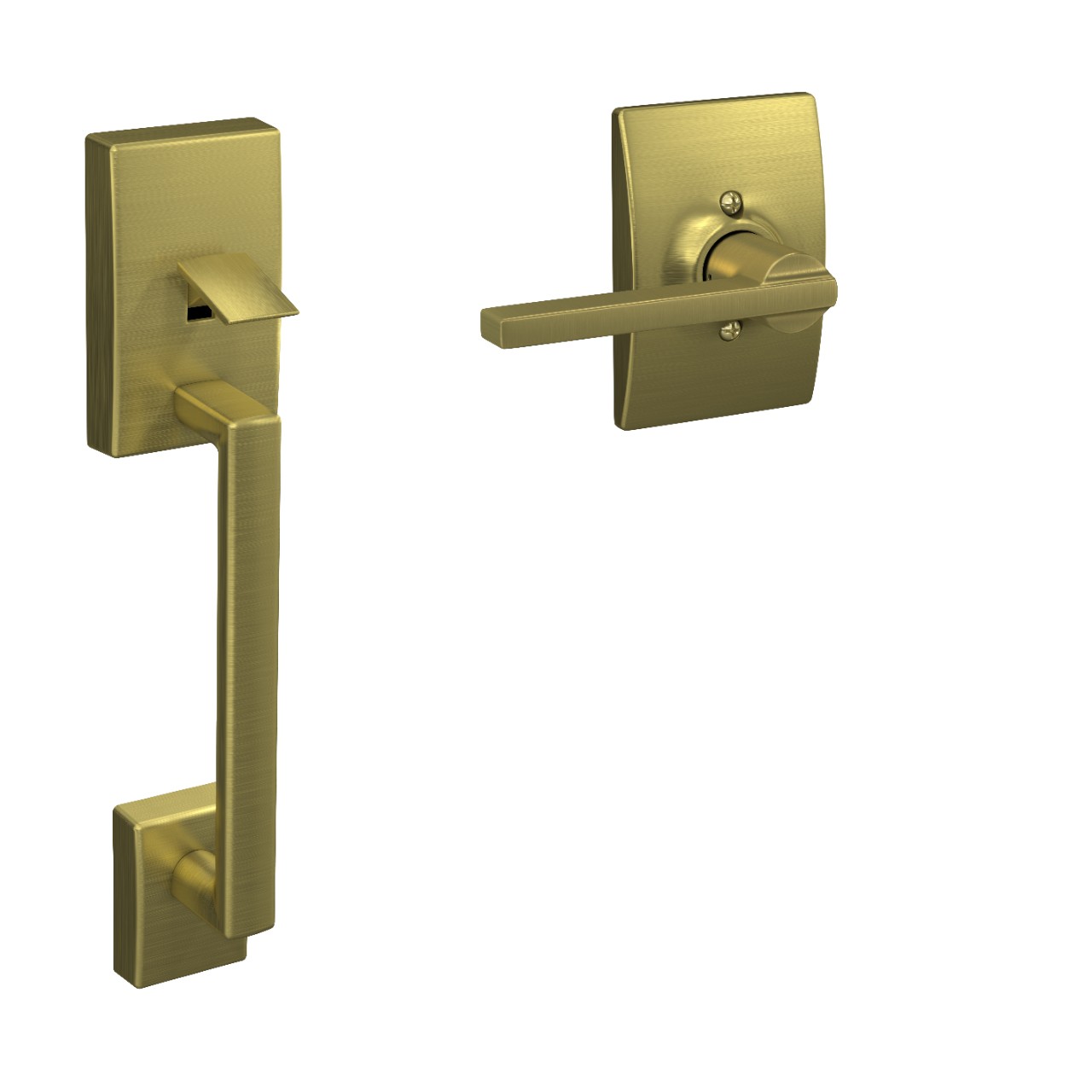 Front Entry Handle and Latitude Lever with Century Trim