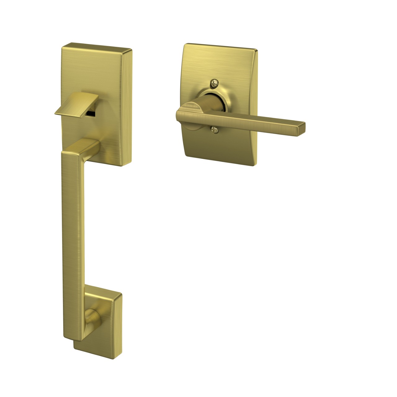 Front Entry Handle and Latitude Lever with Century Trim