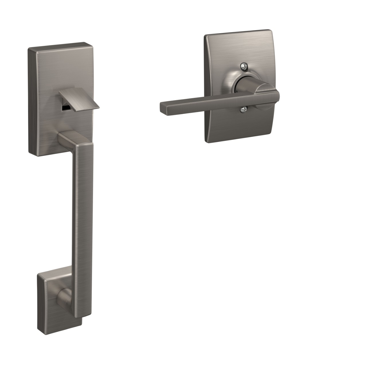 Front Entry Handle and Latitude Lever with Century Trim