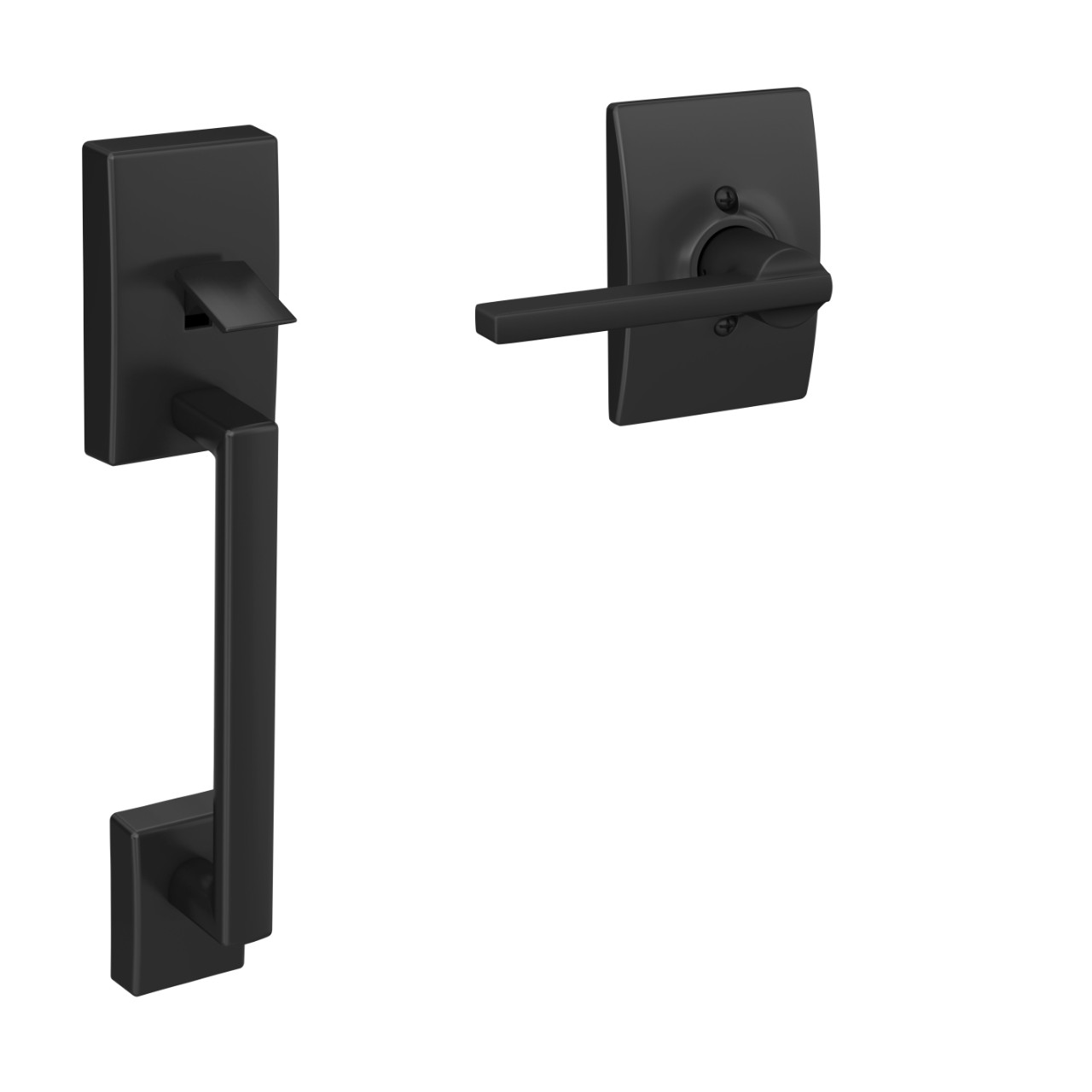 Front Entry Handle and Latitude Lever with Century Trim