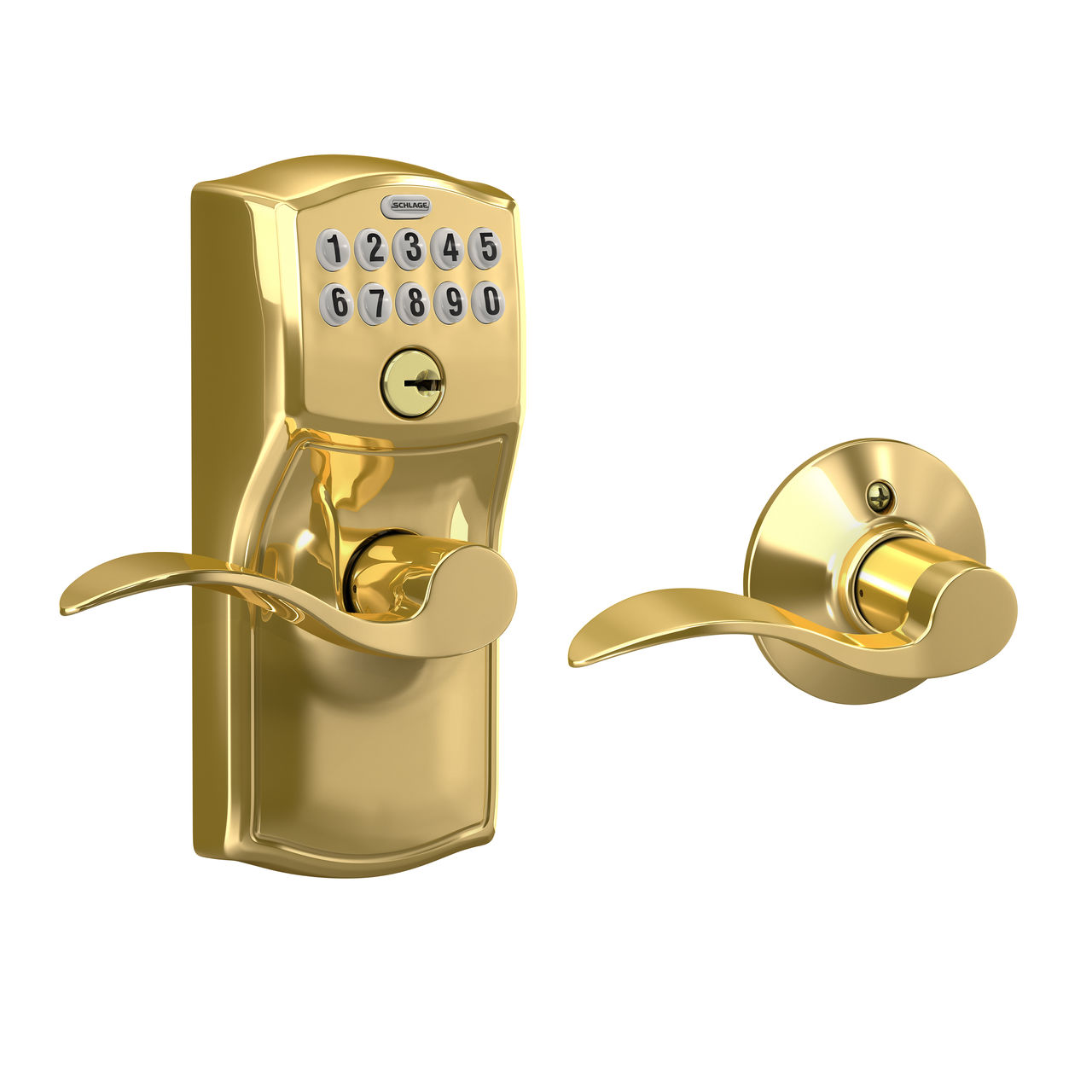 Keypad Lever and Accent Lever with Auto Lock