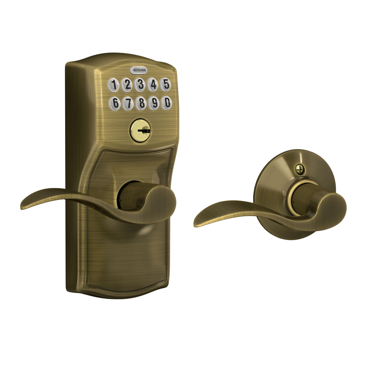Keypad Lever and Accent Lever with Auto Lock