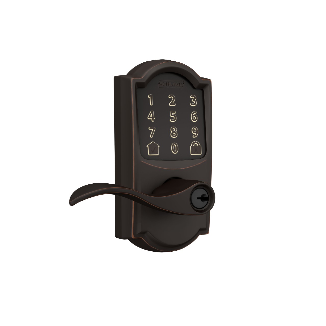 Schlage Encode™ Smart WiFi Lever with Accent Lever