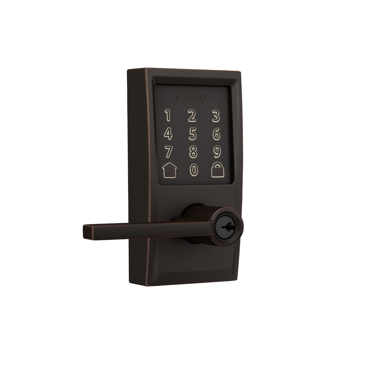 Schlage Encode™ Smart WiFi Lever with Latitude Lever