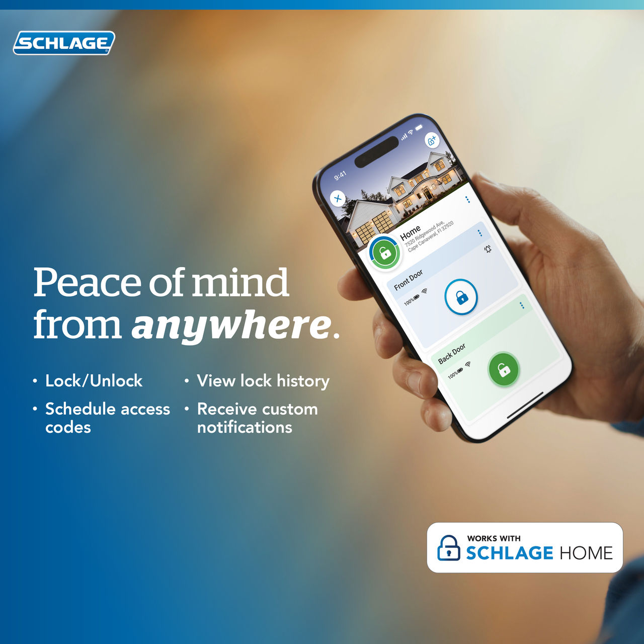 Schlage Arrive™ Smart WiFi Deadbolt